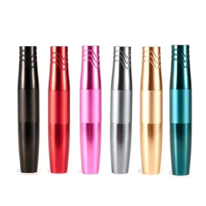 Professional Permanent Makeup Machine Hollow Cup Motor RCA Eyebrow Tattoo Devices Double Ended Pen Electric Stainless Steel