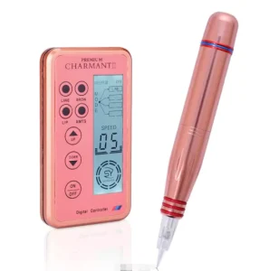 Professional Permanent Makeup Tattoo Machine Kit for Eyebrow Tattoo Lip Eyeliner Microblading MTS Pen with Cartridges