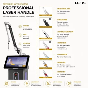 Professional Pico Laser Machine Tattoo Removal Skin Rejuvenation Nd Yag Laser Equipment Commercial Beauty Device