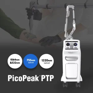 Professional Pico Laser Tattoo Removal Machine 1064/532nm NdYAG Laser 3500W Water Air Cooling System