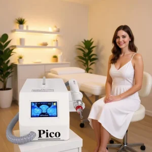 Professional Picosecond Treating Tattoos of Different Colors Acne & Scars Removal High Power Faster and Safe