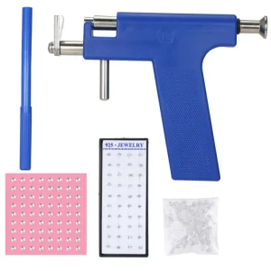 Professional Piercing Gun Tools Kit Safety Sterile Ear Nose Device Earring Piercing Instrument Top Piercing Tool