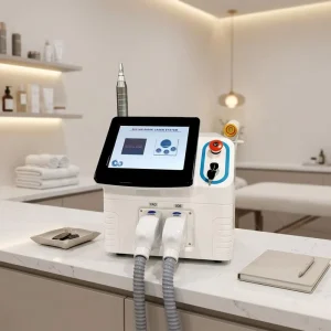 Professional Portable 2 in 1 808Nm Diode Laser Nd Yag Laser Machine Permanent Hair Removal Tattoo Removal Equipment for Salon