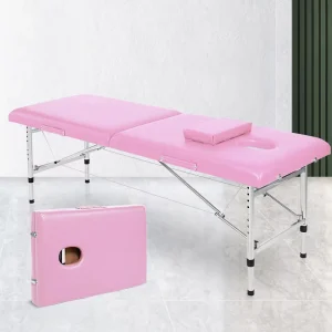Professional Portable Folding Massage Table Aluminum Spa Bed Height Adjustable Therapy Table for Clinic and Salon