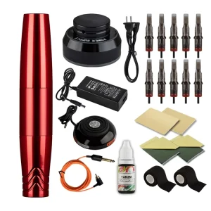 Professional Premium Cosmetic Aluminum Alloy Tattoo Machine Tattoo Pen Kit Tattoo Machine Pen for Pmu Supplies