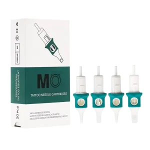 Professional Premium Disposable Stainless Steel Tattoo Needle Cartridges for Permanent Makeup Eyebrow Body Art MO Brand EO Gas