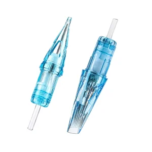 Professional Premium Disposable Tattoo Needle Cartridges for Permanent Makeup 0.30mm Diameter EO Gas Sterilized 10 Pcs Pack