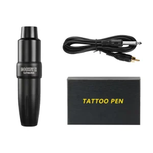 Professional Rotary Tattoo Gun with Powerful Japan Motor and LED Lights