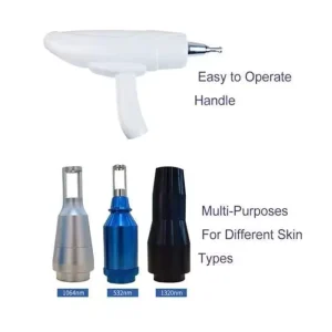 Professional Safety Yag Laser Handle Tattoo Removal Gun Blackhead Removal Oil Control for Q Switch Nd Yag Laser Accessories