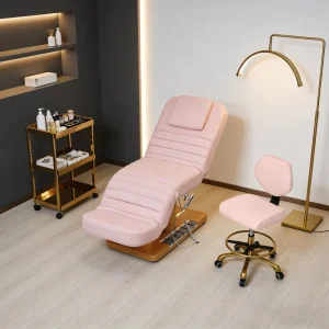 Professional Salon Spa Treatment Table Adjustable Height Ergonomic Design Beauty Salons Equipment