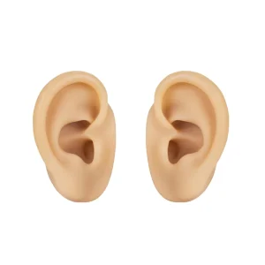 Professional Silicone Mold for Earrings Ear Piercing Practice Model Holder Permanent Makeup Training Tool
