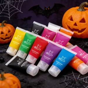 Professional Silicone Non Toxic CE Certified Face Paint Kit for Children with Tube Packaging