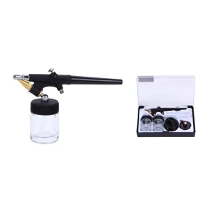 Professional Single Action Aerograph Cosmetic Airbrush Kit for Body Art Nails 0.5mm 0.8mm Copper Nozzle Eco Friendly 22CC