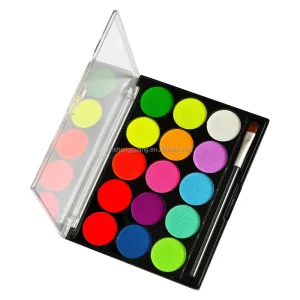 Professional Suppliers’ Water Based Activated Face Paint Kit Non Toxic Easy Use Body Painting Washable Makeup for Children’s