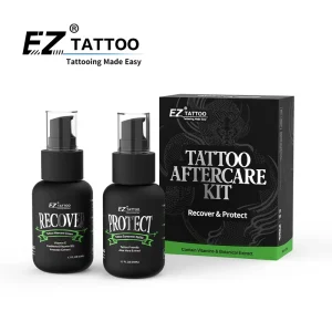 Professional Tattoo Aftercare Kit with Repair Cream and SPF30 Sunscreen for New Tattoo Protection