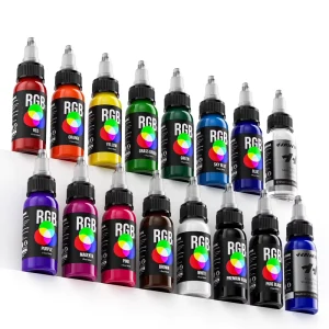 Professional Tattoo Art Supplies 30ml Set Pigment Colors for Body Painting & Tattoos