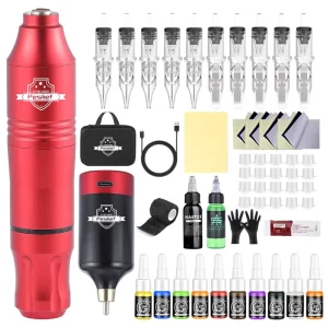 Professional Tattoo Battery Machine Set Supply Full Complete Tattoo Pen Machine Kit