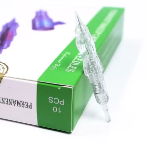 Professional Tattoo Cartridge Needle High Quality Black Pearl Machine Needle Cartridge Needles for Permanent Makeup Eyebrow