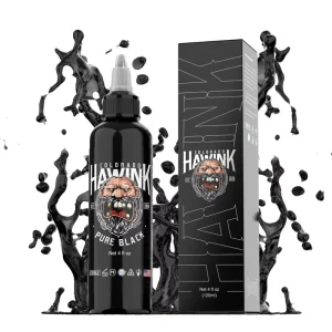 Professional Tattoo Ink Pure Black 120 Ml/Bottle 4 oz Tattoo Pigment Ink Permanent Makeup Ink for Body Art
