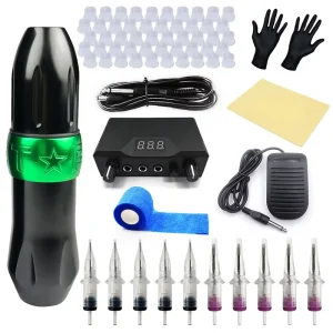 Professional Tattoo Kit Tattoo Equipment and Supplies Starter Complete Tattoo Kits for Beginners