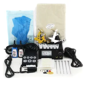 Professional Tattoo Machine Kit Tattoo Gun Set Beginner Rotary Tattoo Kit