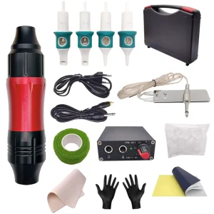 Professional Tattoo Machine Set Permanent Makeup Needles Pen Tattoo Kits Full Set Tattoo Pen Kit for Artists Body Art