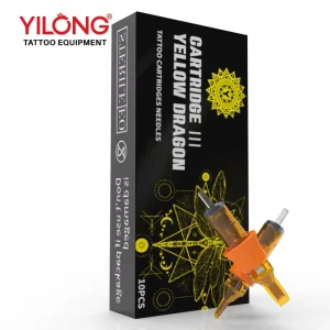 Professional Tattoo Needle Cartridge Disposable Yellow Dragon Cartridge III Permanent Makeup Needles Cartridge