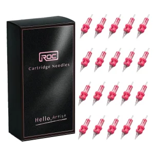 Professional Tattoo Needle Cartridge OEM Quality Sterilized 1RL and 7RL Sizes for Eyebrow Tattoo