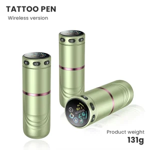 Professional Tattoo Permanent Makeup Eyebrow Machine Wireless Lithium Battery Brushless Motor Lightweight at 131g Easy to Carry