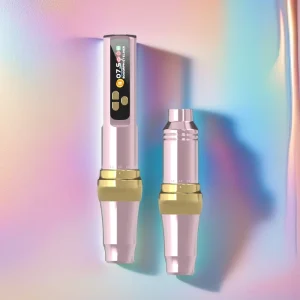 Professional Tattoo Power Supply Pink Rechargeable Tattoo Machine Pen Rotary Wireless Tattoo Guns for Tattoo Body Art
