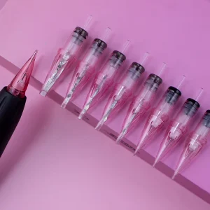 Professional Tattoo Supplier 3Rl Round Liner Tattoo Needle Cartridge Premium Disposable Tattoo Cartridges Needles PINK
