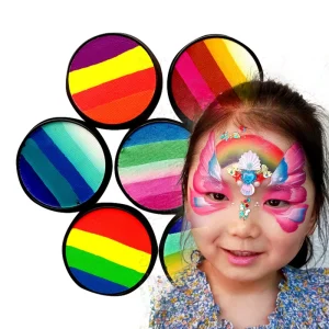 Professional UV Paint Face Painting Kit Halloween Makeup Palette Water Activated Liner Neon Body Art Body Painting Supplies