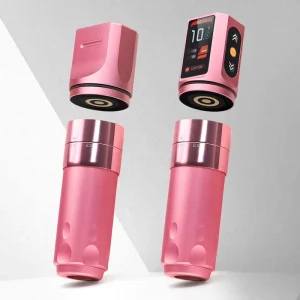 Professional Upgraded Color Screen Adjustable Stroke Wireless Tattoo Pen Machine 2000mAh Long Time Work Tattoo Gun