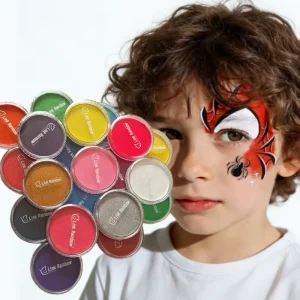 Professional Vegan Cruelty Free Water Based 30g Face Paint Nontoxic for Kids Party Cosmetic Body Art