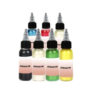 Organic Permanent Tattoo Ink Set Fade-Resistant Bright Colored for All Styles Sterilized
