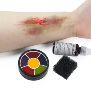 Professional Washable Oil-Based Body Paint Palette Halloween Makeup Bruise Wheel Face Paint
