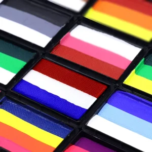 Professional Water Based Colorful Rainbow Split Cake Face Paint Makeup