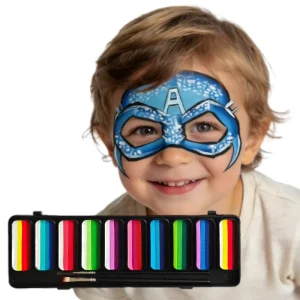 Professional Water Based Skin Harmless Natural Plant Face Body Paint Palette Customized Colors Kids Adults Face