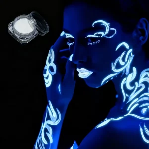 Professional Water-Based Vegan UV Neon Glow Dark Invisible Face & Body Paint for Children Washable