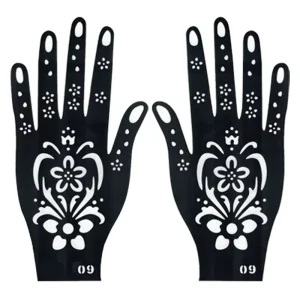 Professional Waterproof 3d Tattoo Stickers Henna Glitter Tattoo Stencils Temporary Tattoos Stickers for Body