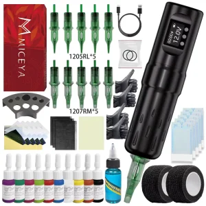 Professional Wireless Tattoo Machine Kits Beginner-Friendly Equipment