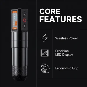Professional Wireless Tattoo Machine Pen CNC Digital Permanent Makeup Machine for Eyebrow Lip Microblading USB-C Rechargeable