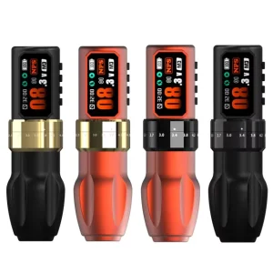 Professional Wireless Tattoo Machine with a Large 1.47 inch Color Screen and Adjustable Stroke