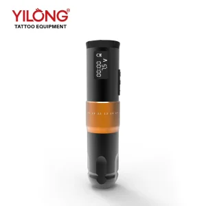 Professional Yilong Brand Wireless Electric Tattoo Machine Disposable Needle Iron Alloy Rechargeable Battery for Permanent Body