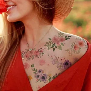 Promotional Eco-friendly Non-Toxic CMYK Color Temporary Paper Edges Custom Design Tattoos Stencil Stickers