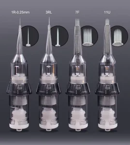 Promotional Power Medical Grade Sterilized Permanent Makeup Cartridge Microblading Needle Micro Needles