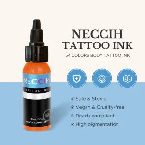 Prvate Label Multicolor Body Art Pigment Tattoo Ink Personalized Semi-Permanent Tattoo Inks for Pen Machine