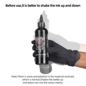 Pure Black and Concentrated Black Tattoo Ink TI963, 200ml Professional Tattoo Pigment