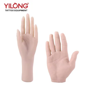 Pure Silicone Practice Male Female Left Right Hands For Tattoo Practice 1Pcs Box