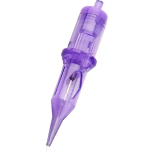 Purple Cartridge Needles Pro Machine Tattoo Supplies 10 Pcs Sterile Permanent Makeup FIX Gun Kit Pen Eyebrow PMU Accessories